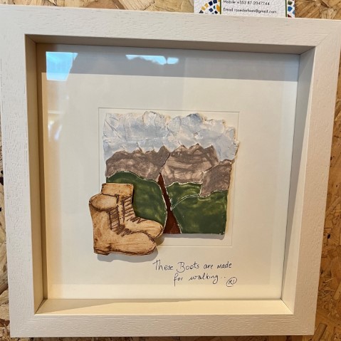 Ceramic artwork created by Rose Derham in Cork